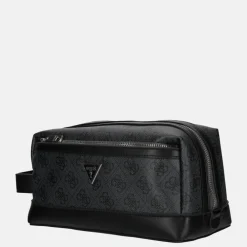Toilettassen^Guess Vezzola toilettas black