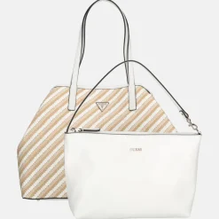Shoppers^Guess Vikky 2 in 1 tote shopper L natural/white