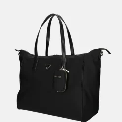 Handtassen^Guess Wave carry-on tote handtas L black