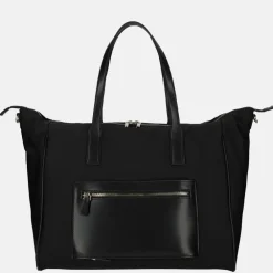 Handtassen^Guess Wave carry-on tote handtas L black