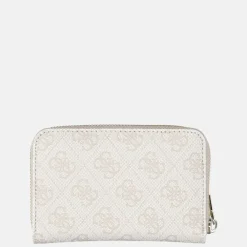 Dames Portemonnees^Guess Zamira portemonnee dark taupe logo