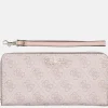 Dames Portemonnees^Guess Zamira ziparound portemonnee L orchid logo