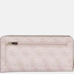 Dames Portemonnees^Guess Zamira ziparound portemonnee L orchid logo
