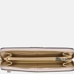 Dames Portemonnees^Guess Zamira ziparound portemonnee L orchid logo