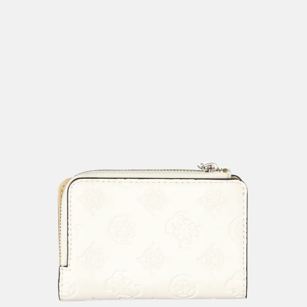 Pasjeshouders | Dames Portemonnees^Guess Zarela zip around pasjeshouder off white logo
