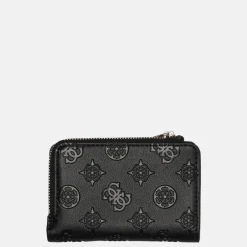 Pasjeshouders | Dames Portemonnees^Guess Zarela zip around pasjeshouder black logo