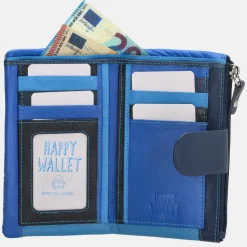 Dames Portemonnees^Happy Wallet portemonnee M bloemprint