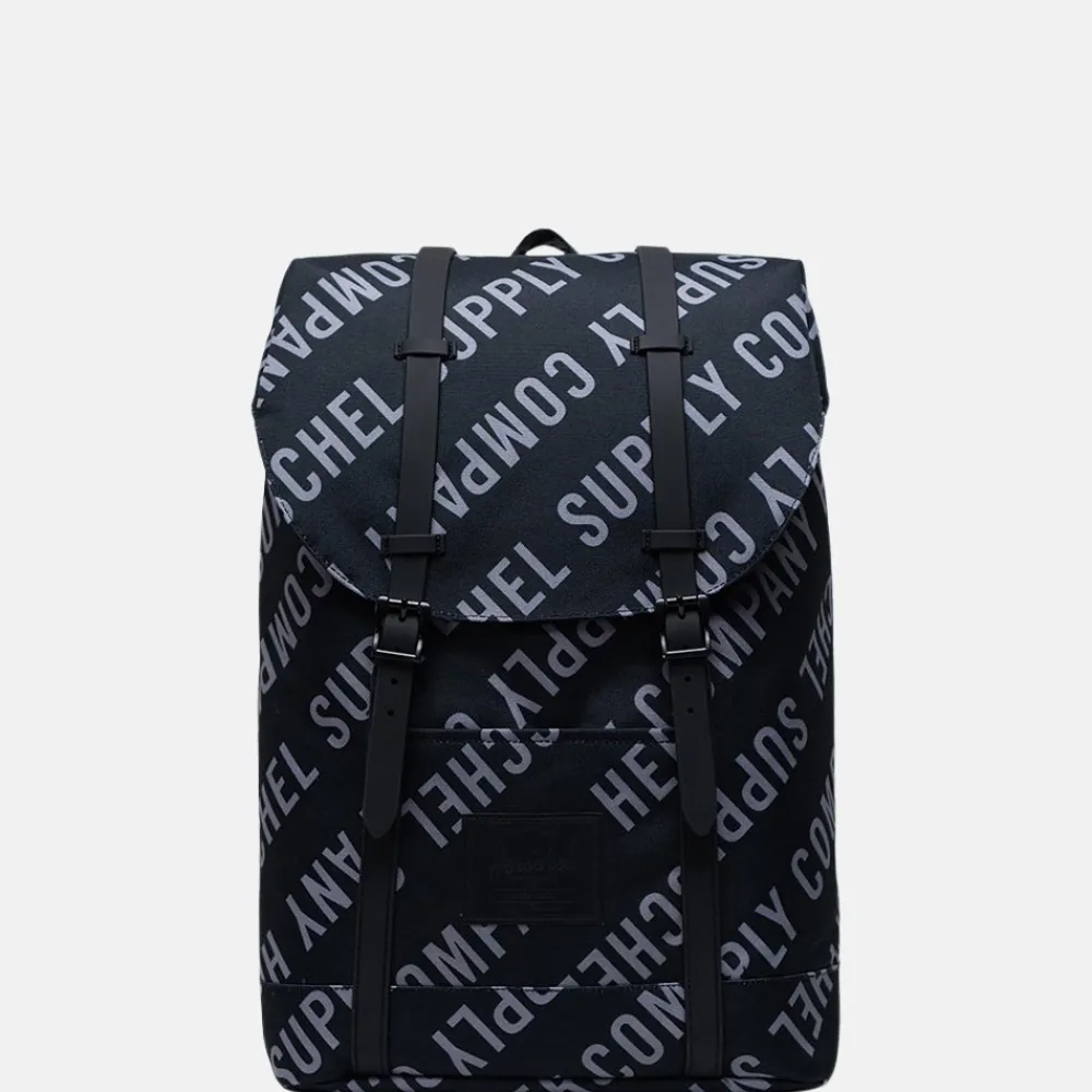 School Rugzakken | School Rugzakken^Herschel Retreat rugzak 15 inch black sharkskin