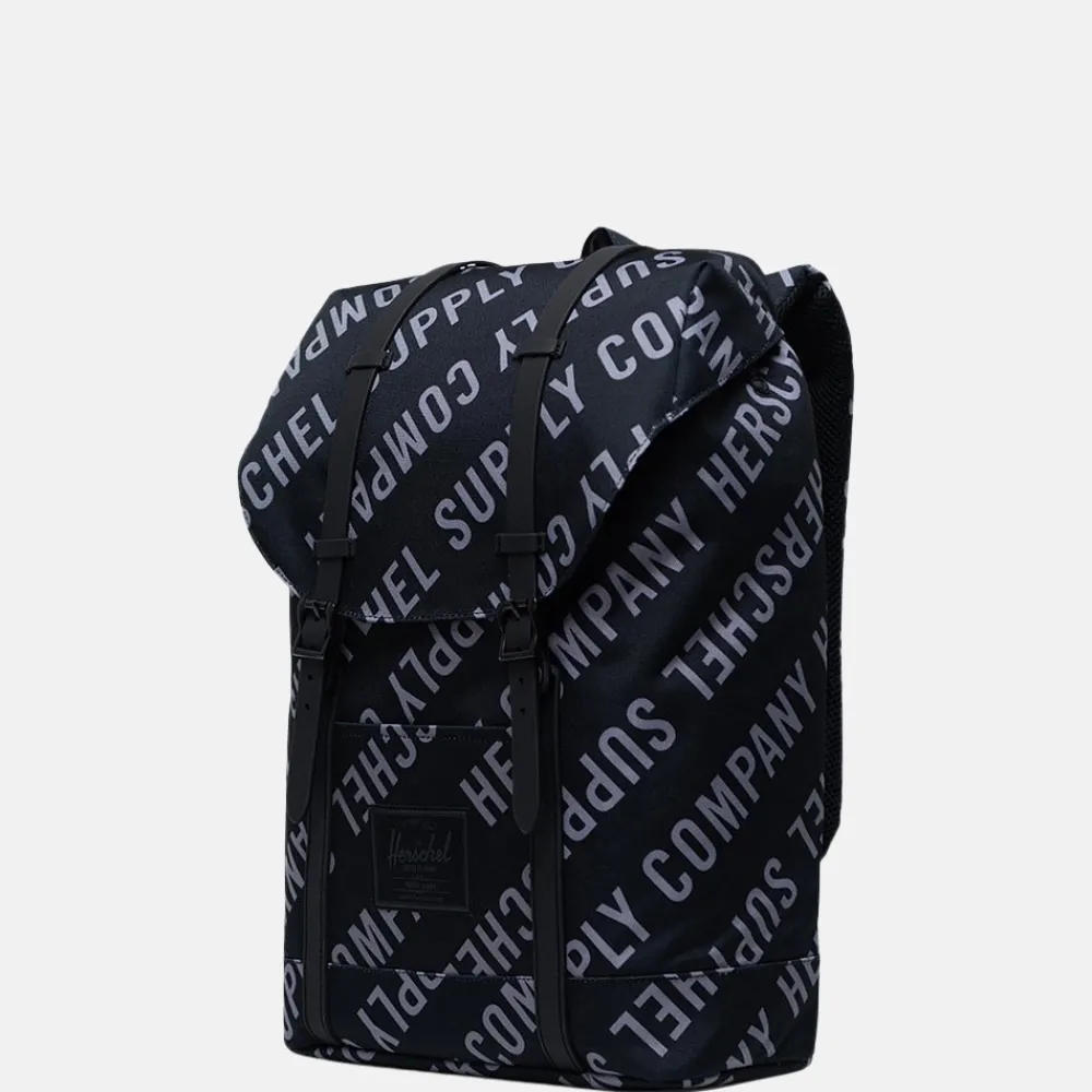 School Rugzakken | School Rugzakken^Herschel Retreat rugzak 15 inch black sharkskin
