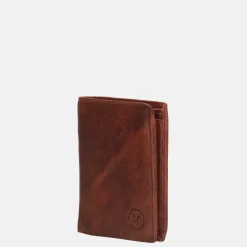 Heren Portemonnees^Hide & Stitches billfold dark cognac