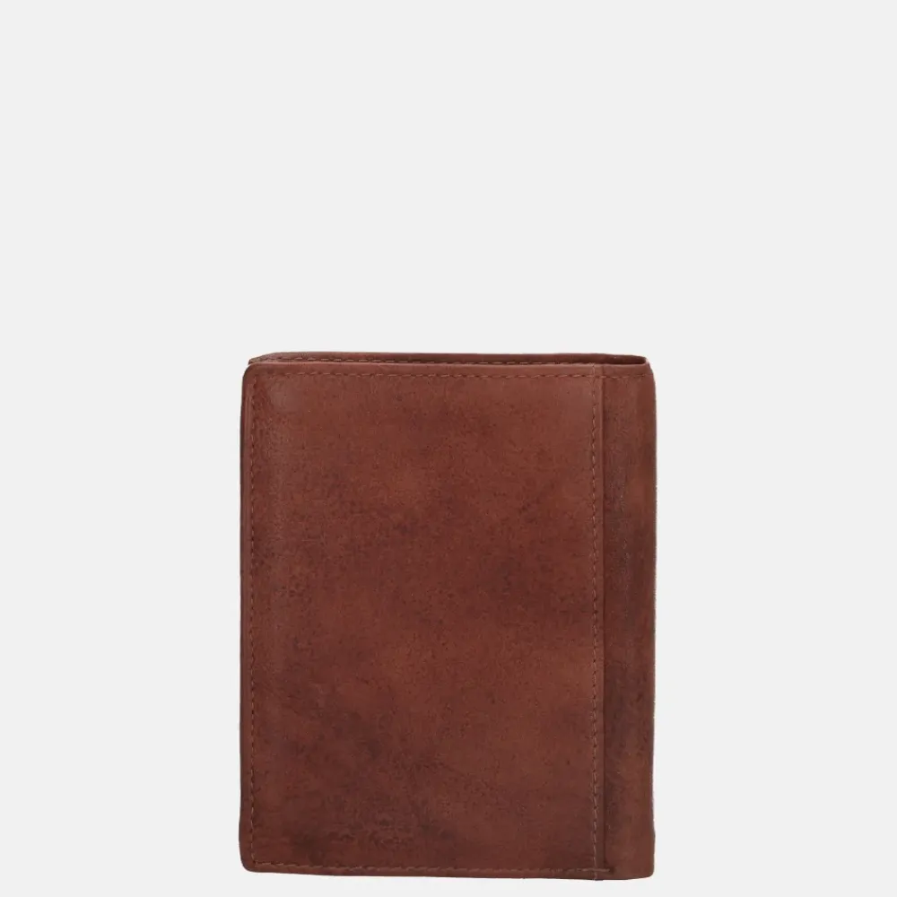 Heren Portemonnees^Hide & Stitches billfold dark cognac