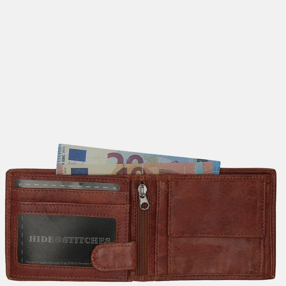Heren Portemonnees | Gepersonaliseerde Portemonnees^Hide & Stitches billfold dark cognac