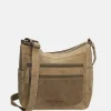 Crossbody Tassen^Hide & Stitches crossbody tas donkerzand