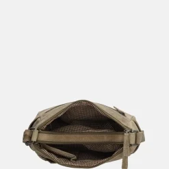 Crossbody Tassen^Hide & Stitches crossbody tas donkerzand