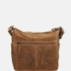 Crossbody Tassen^Hide & Stitches crossbody tas bruin