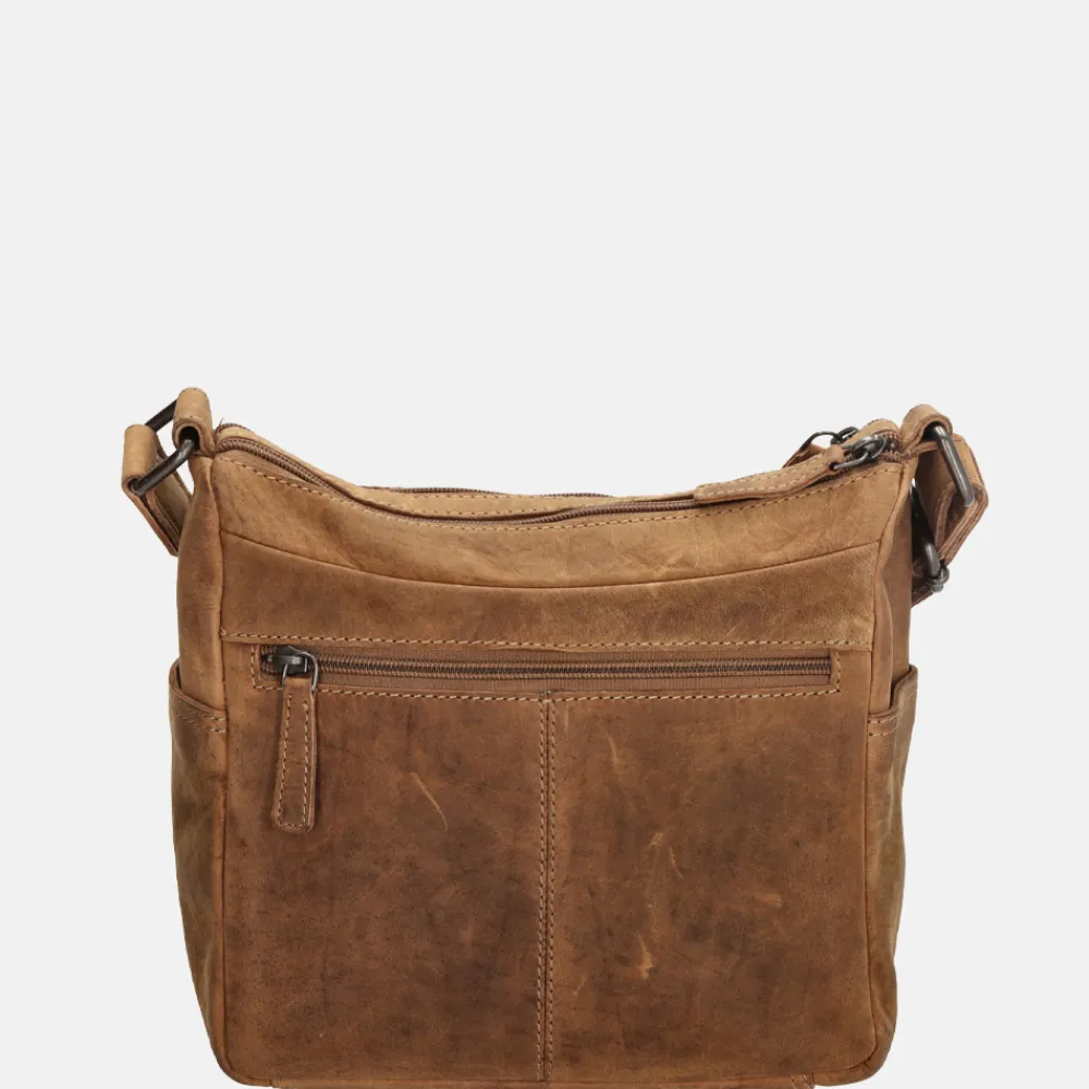 Crossbody Tassen^Hide & Stitches crossbody tas bruin