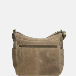 Crossbody Tassen^Hide & Stitches crossbody tas donkerzand
