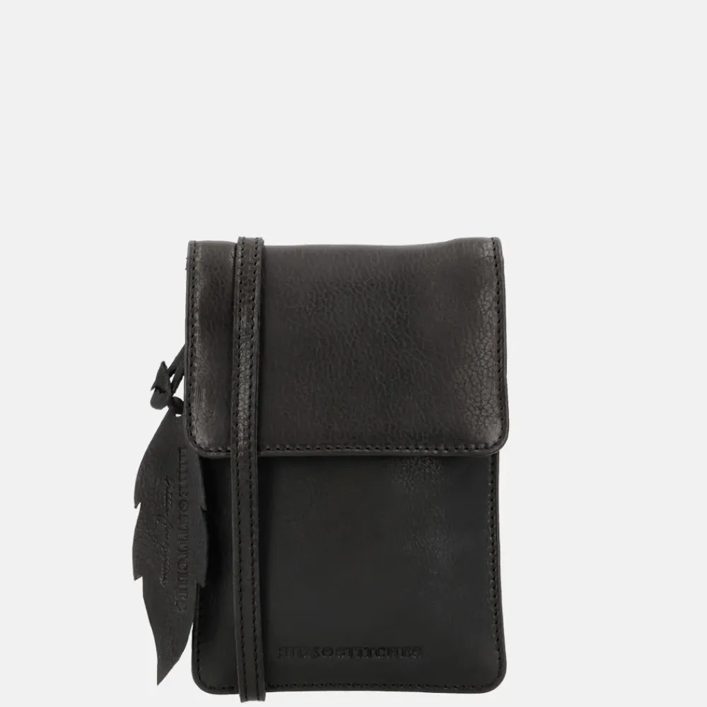 Telefoontasjes | Crossbody Tassen^Hide & Stitches Earth inspire telefoontas zwart