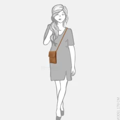 Telefoontasjes | Crossbody Tassen^Hide & Stitches Earth inspire telefoontas bruin