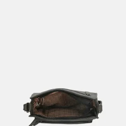 Crossbody Tassen^Hide & Stitches Idaho crossbody tas black