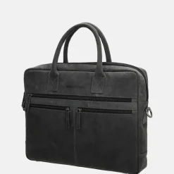 Heren Laptoptassen^Hide & Stitches Idaho laptoptas 15 inch zwart