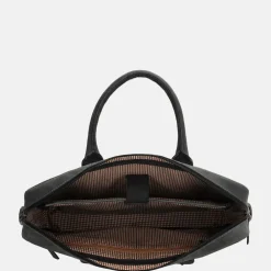 Heren Laptoptassen^Hide & Stitches Idaho laptoptas 15 inch zwart