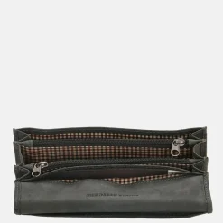 Dames Portemonnees^Hide & Stitches Idaho portemonnee black