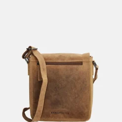 Schoudertassen^Hide & Stitches Idaho schoudertas bruin