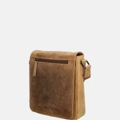 Schoudertassen^Hide & Stitches Idaho schoudertas bruin