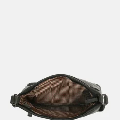 Schoudertassen^Hide & Stitches Idaho schoudertas black