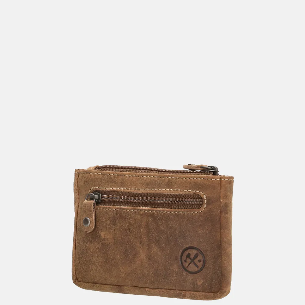 Sleuteletuis^Hide & Stitches Idaho sleuteletui brown