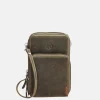 Crossbody Tassen | Telefoontasjes^Hide & Stitches Idaho telefoontas olijfgroen