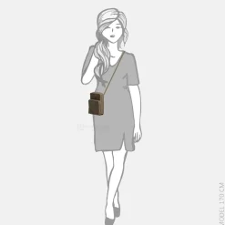 Crossbody Tassen | Telefoontasjes^Hide & Stitches Idaho telefoontas olijfgroen