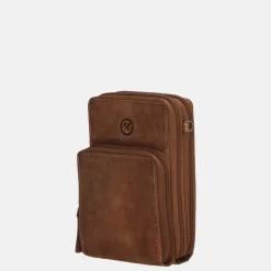 Crossbody Tassen | Telefoontasjes^Hide & Stitches Idaho telefoontas bruin