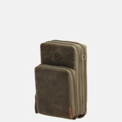 Crossbody Tassen | Telefoontasjes^Hide & Stitches Idaho telefoontas olijfgroen