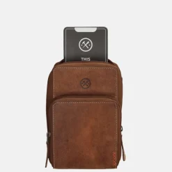Crossbody Tassen | Telefoontasjes^Hide & Stitches Idaho telefoontas bruin