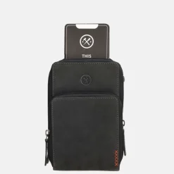 Crossbody Tassen | Telefoontasjes^Hide & Stitches Idaho telefoontas zwart