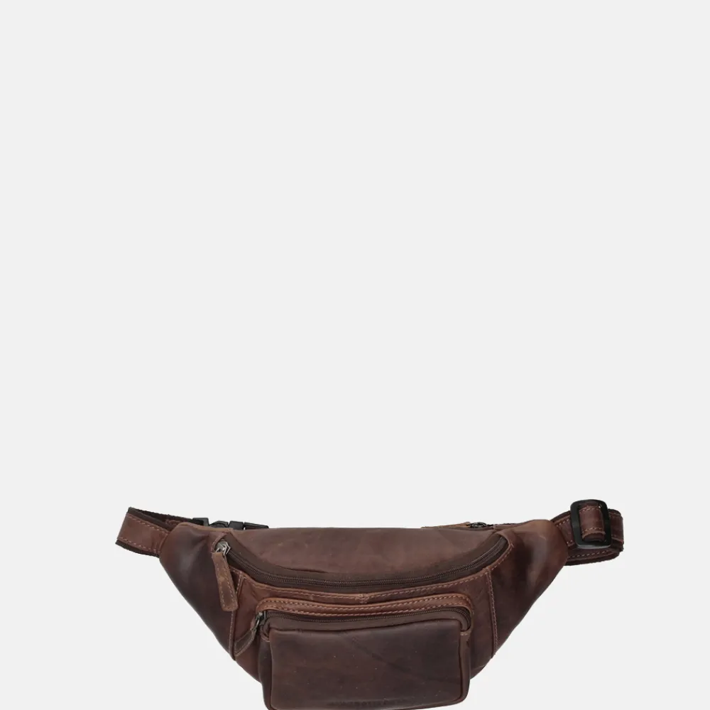 Heuptasjes^Hide & Stitches Japura heuptas donkerbruin
