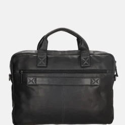 Heren Laptoptassen | Dames Laptoptassen^Hide & Stitches Japura laptoptas 15.6 inch zwart