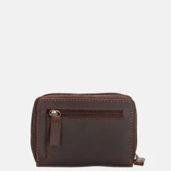 Heren Portemonnees | Dames Portemonnees^Hide & Stitches Japura portemonnee donkerbruin