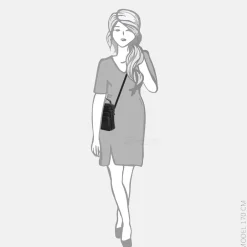 Schoudertassen^Hide & Stitches Japura reporter schoudertas zwart