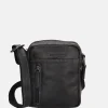 Schoudertassen^Hide & Stitches Japura schoudertas zwart