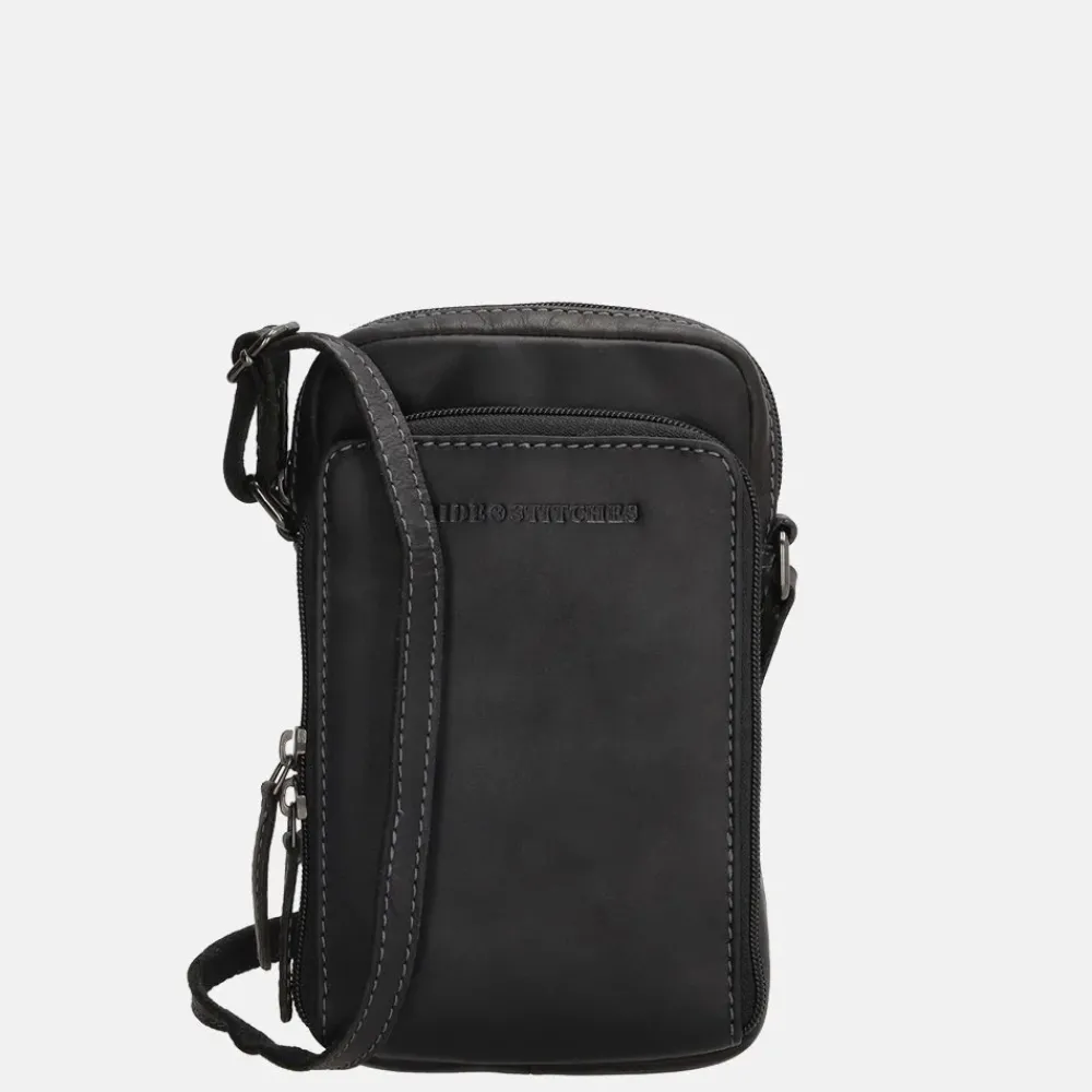 Crossbody Tassen | Telefoontasjes^Hide & Stitches Japura telefoontas zwart
