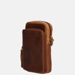 Crossbody Tassen | Telefoontasjes^Hide & Stitches Japura telefoontas cognac