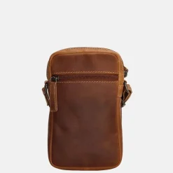 Crossbody Tassen | Telefoontasjes^Hide & Stitches Japura telefoontas cognac
