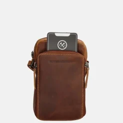 Crossbody Tassen | Telefoontasjes^Hide & Stitches Japura telefoontas cognac