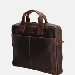 Dames Laptoptassen | Heren Laptoptassen^Hide & Stitches laptoptas 15.6 inch donkerbruin