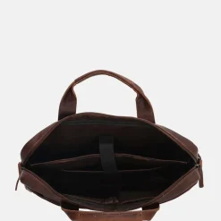 Dames Laptoptassen | Heren Laptoptassen^Hide & Stitches laptoptas 15.6 inch donkerbruin