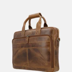 Heren Laptoptassen^Hide & Stitches Next Navajo laptoptas 15.6 inch bruin
