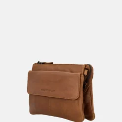 Crossbody Tassen^Hide & Stitches Porto crossbody tas brown